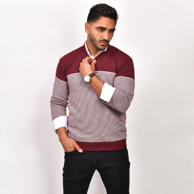 پلیور بافت مردانه مدل Abrial