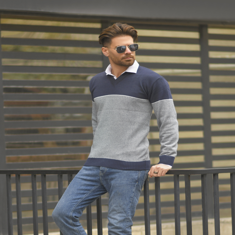 پلیوربافت مردانه مدل Yamor