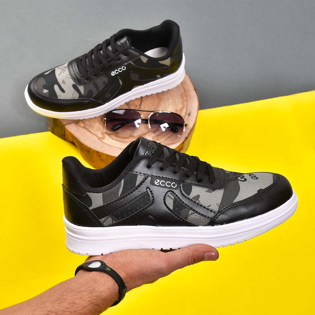 کفش مردانه eccoچریکی مدل bakhsha