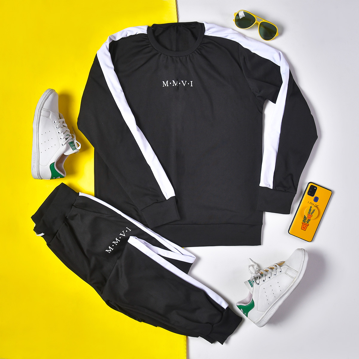 ست تيشرت شلوار ورزشي دخترانه مدل Elnaz