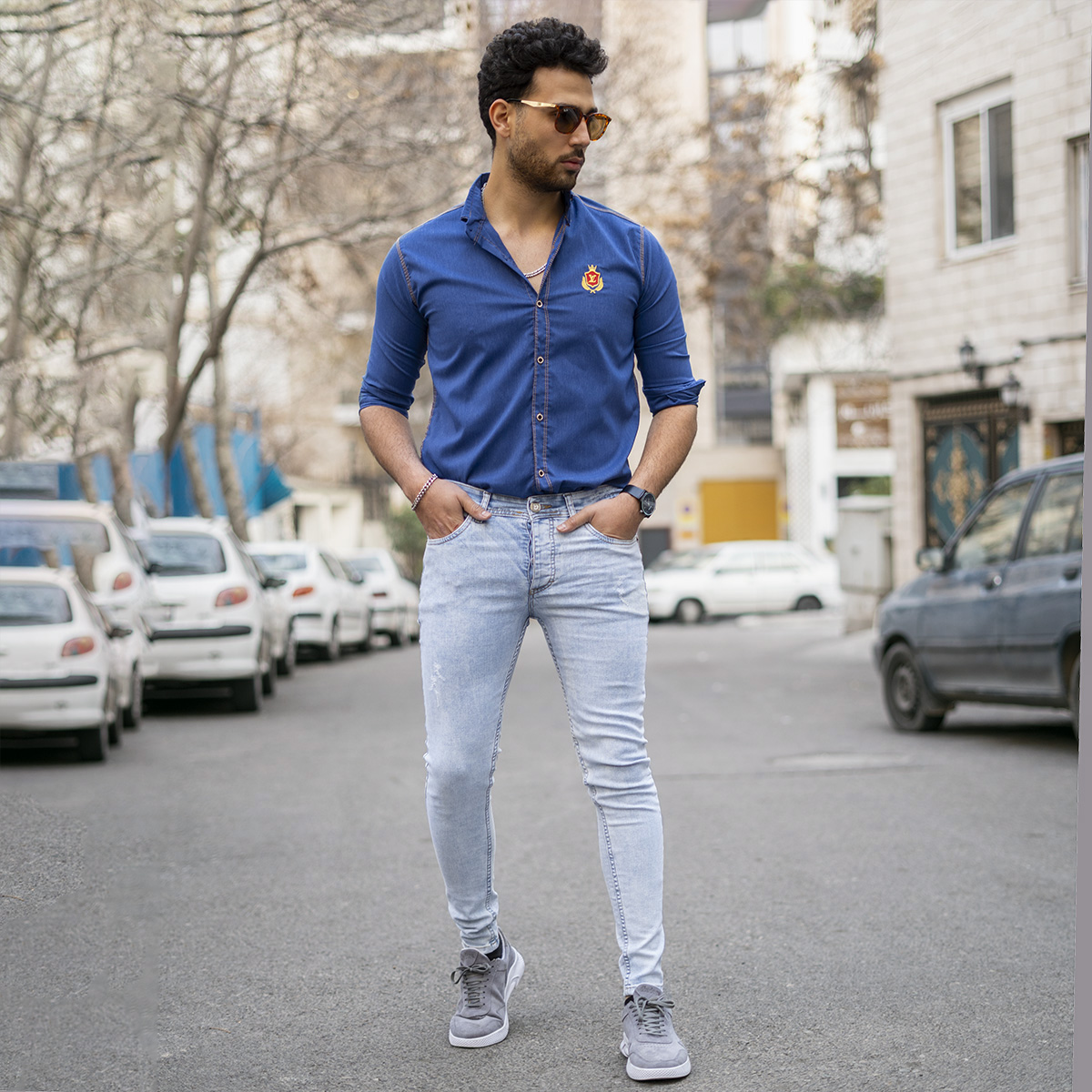 پیراهن مردانه لی مدل Bavin