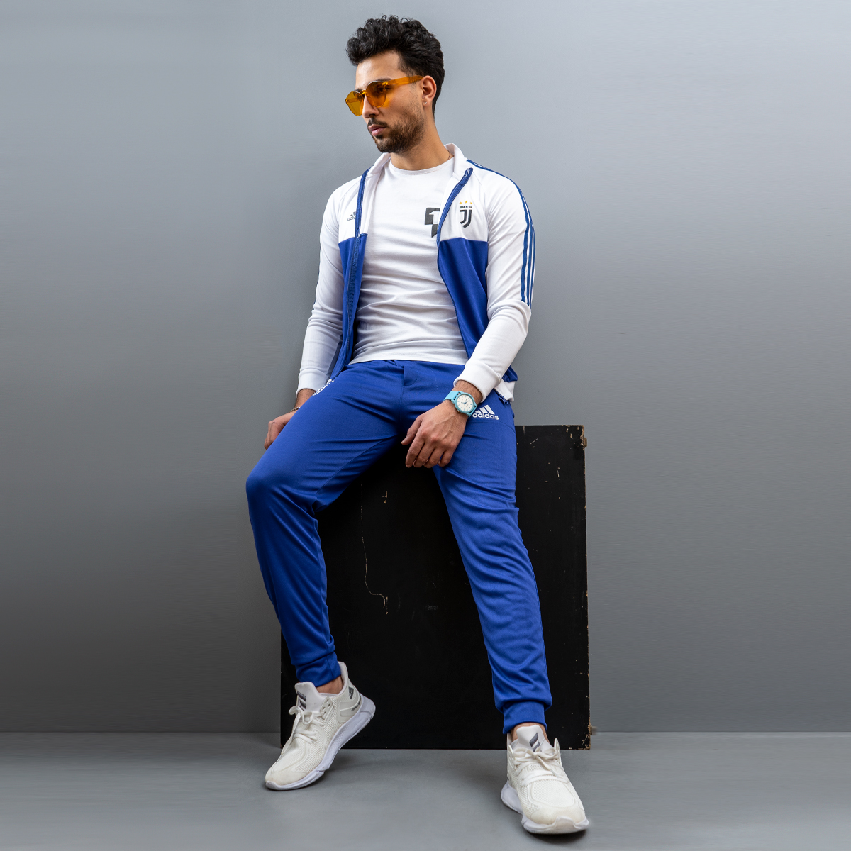 ست سوئیشرت شلوار یوونتوس مردانه مدلDRAVIN