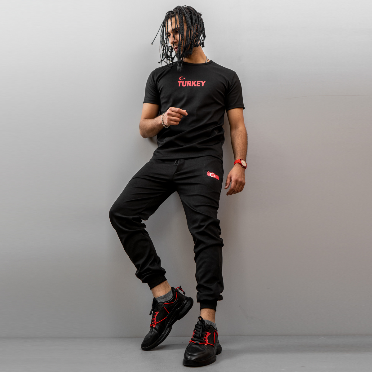 ست تیشرت شلوار Turkey مردانه مدل Kazin