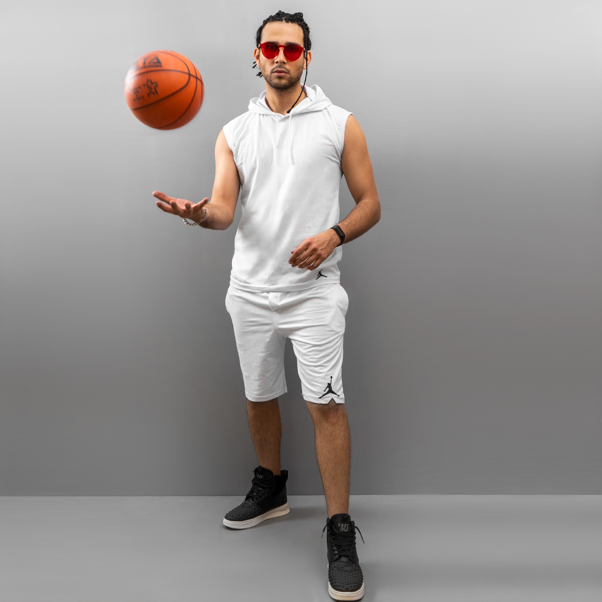 ست ركابي شلوارك Jordan مردانه مدل Deravan