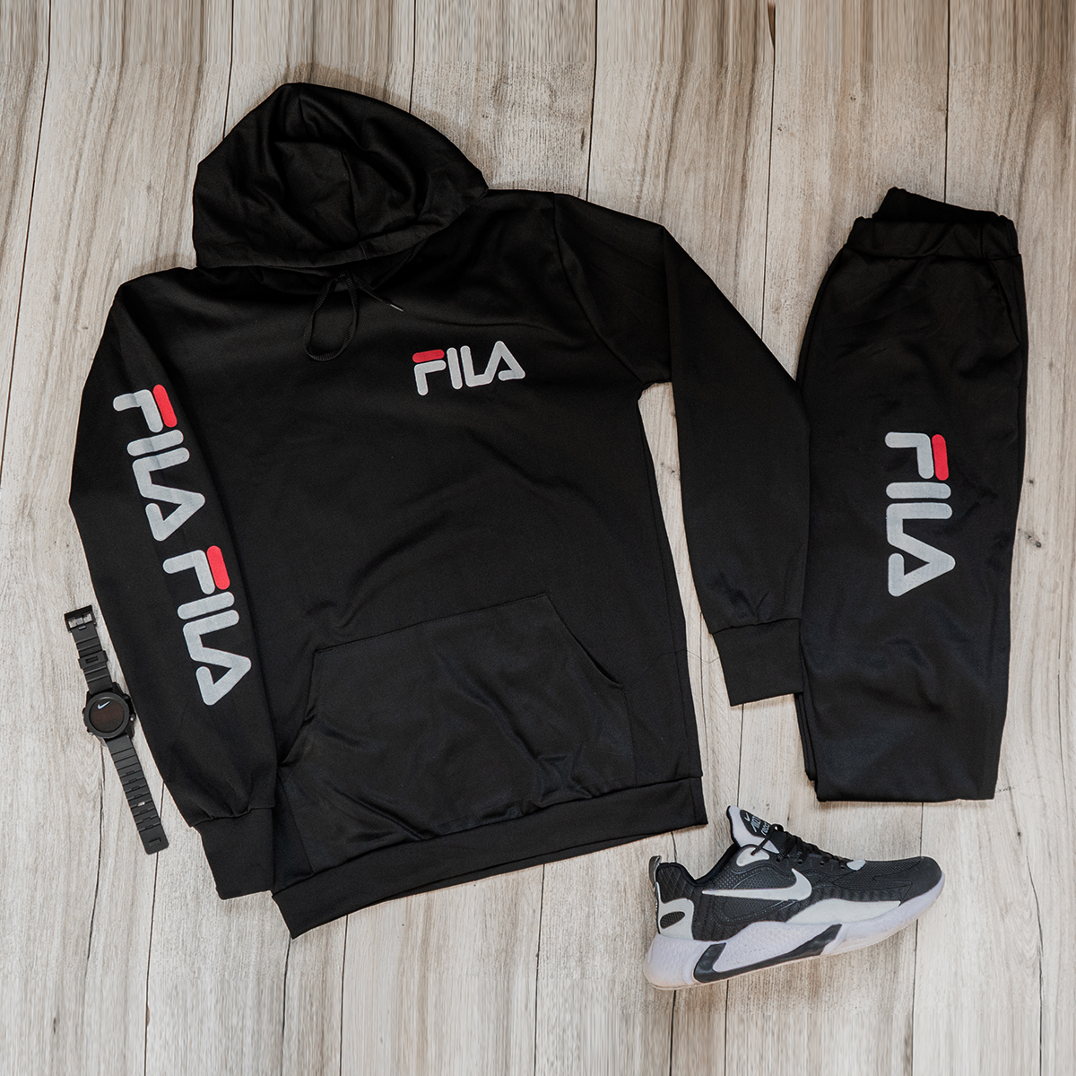 ست هودی شلوار Fila مردانه مدل lanko