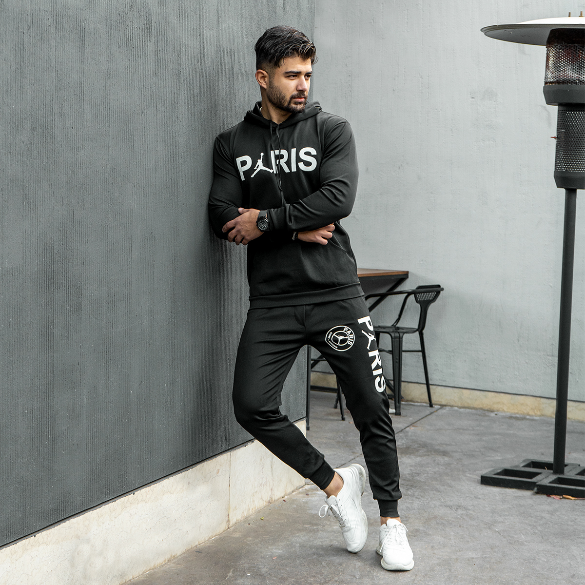 ست هودی شلوار Parisمردانه مدل edin