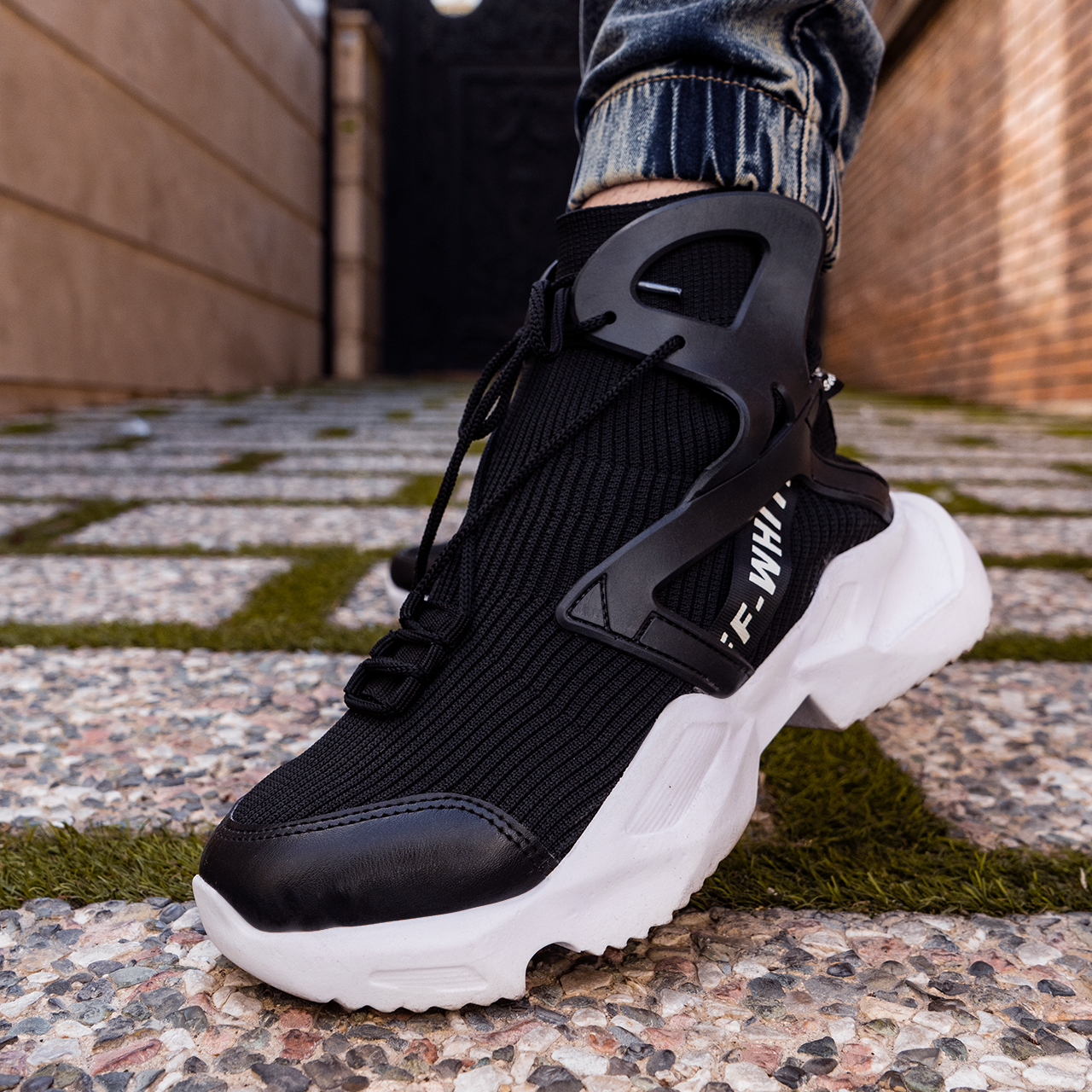 کفش مردانه ساقدارمشکی مدل Darvin