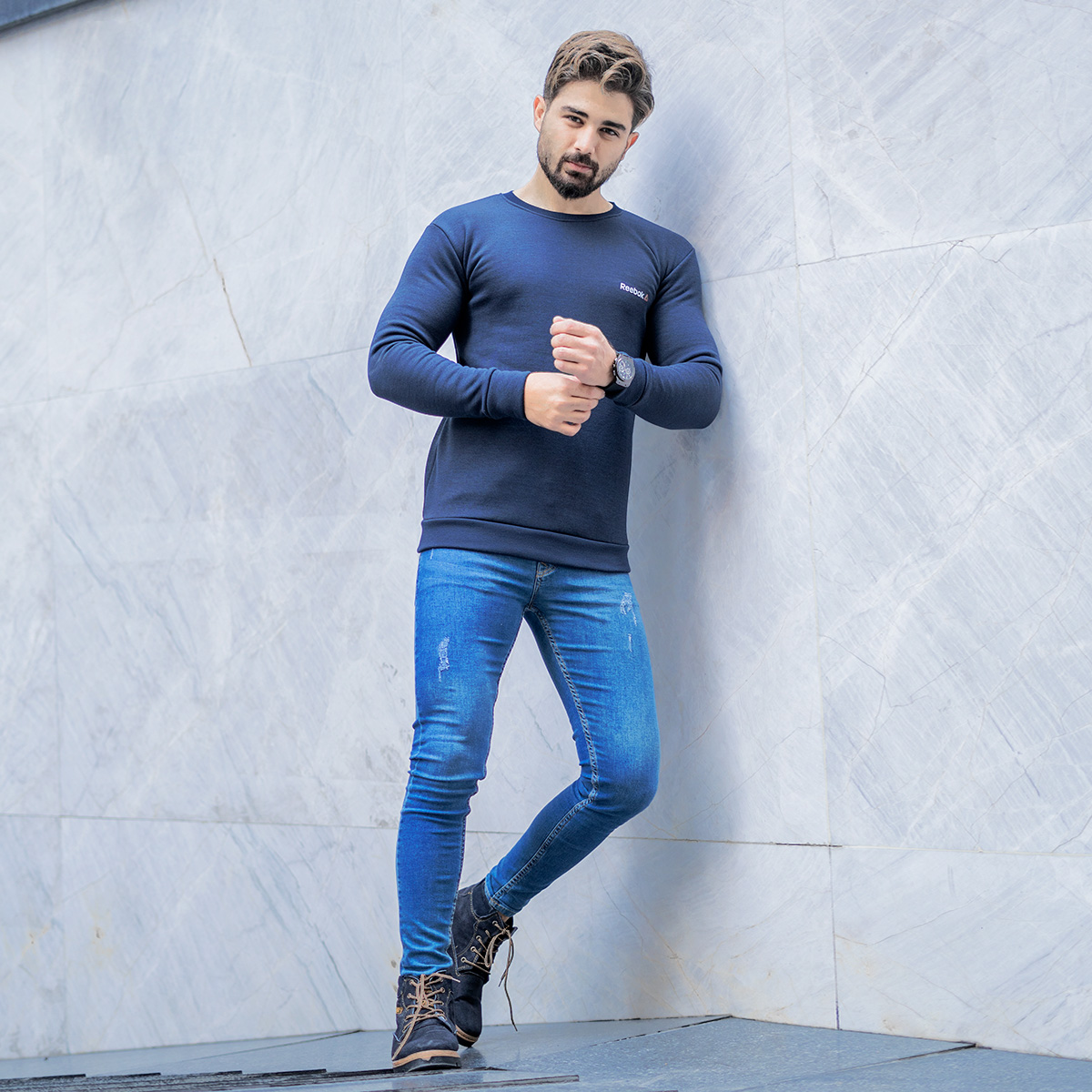 دورس ریبوک سرمه ای مردانه مدلivano