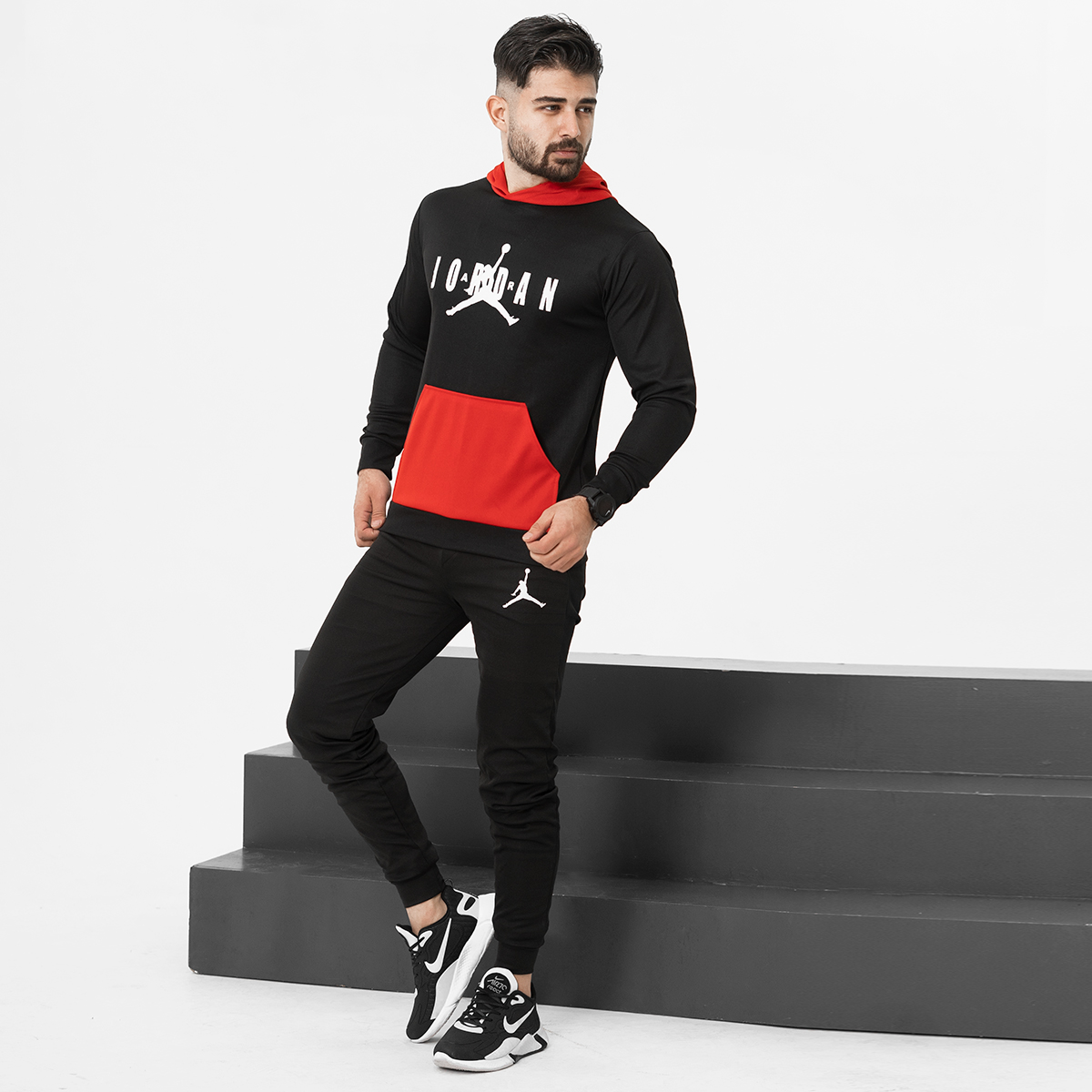 ست هودی شلوار Jordan مردانه مدل palvina