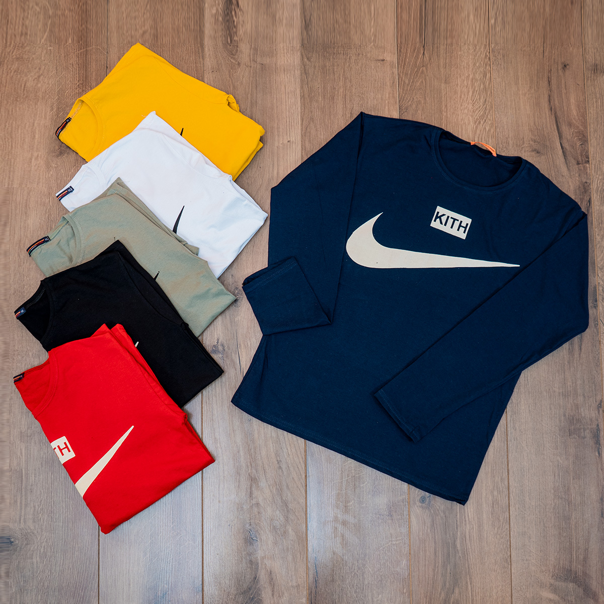 تیشرت آستین بلند مردانه Nike سفید مدل A77