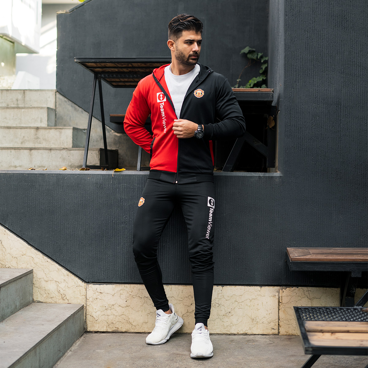 ست سوئیشرت شلوار منچستر مردانه مدل TW22