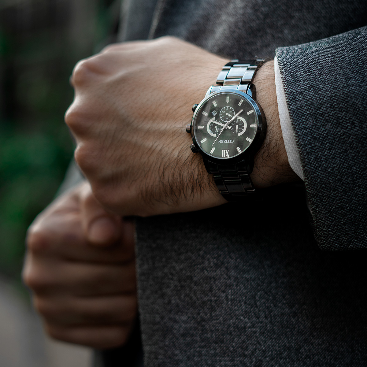 ساعت Citizen مشکی مدل EL30