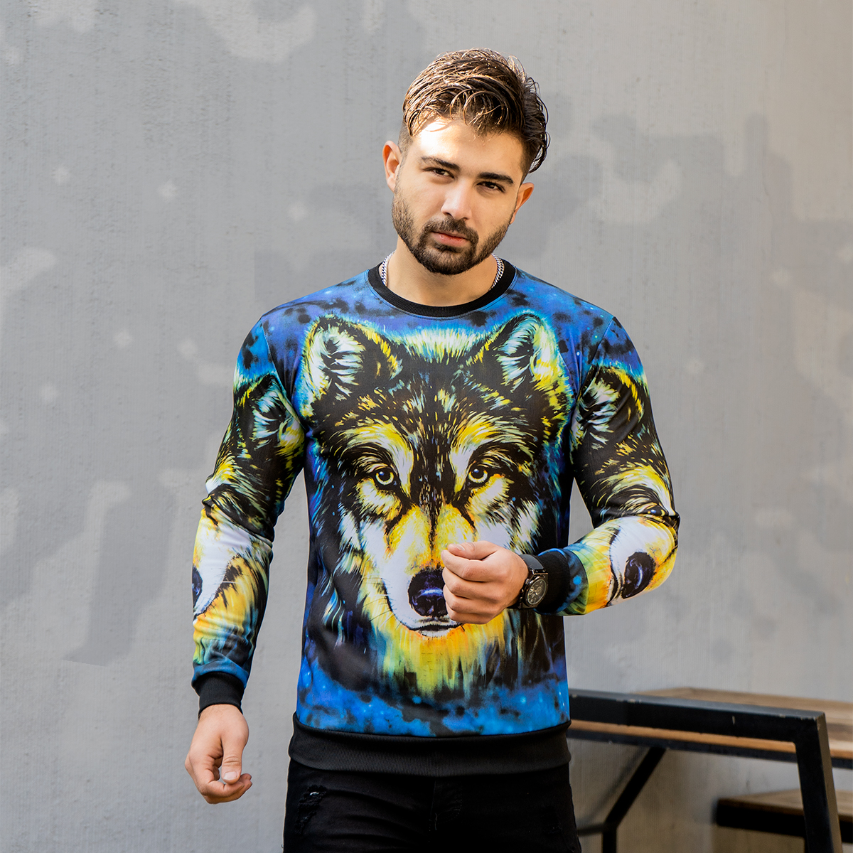 دورس مردانه طرح گرگ مدل Kasra