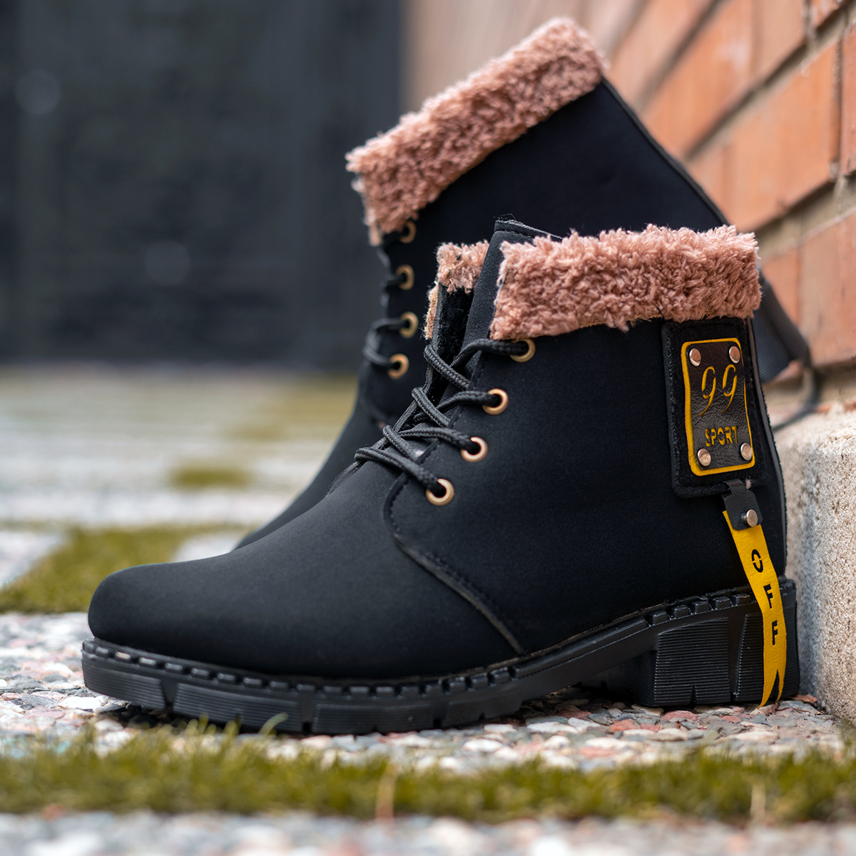 نیم بوت زنانه مشکی مدل Sport99