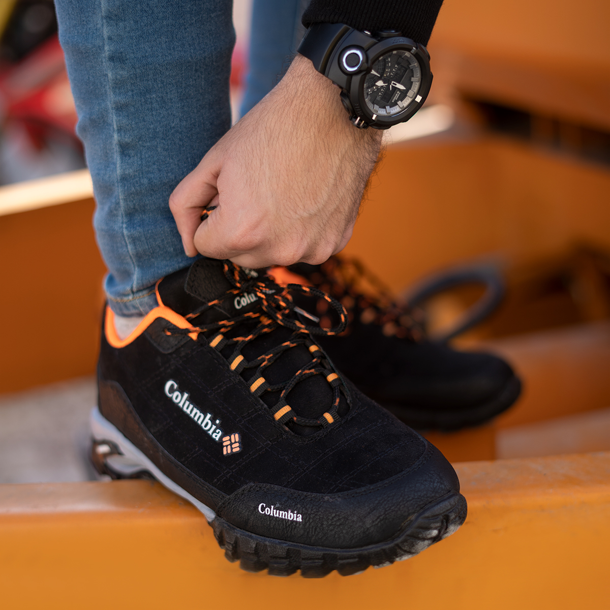 کفش ورزشی کلمبیا مشکی مردانه مدل Barad