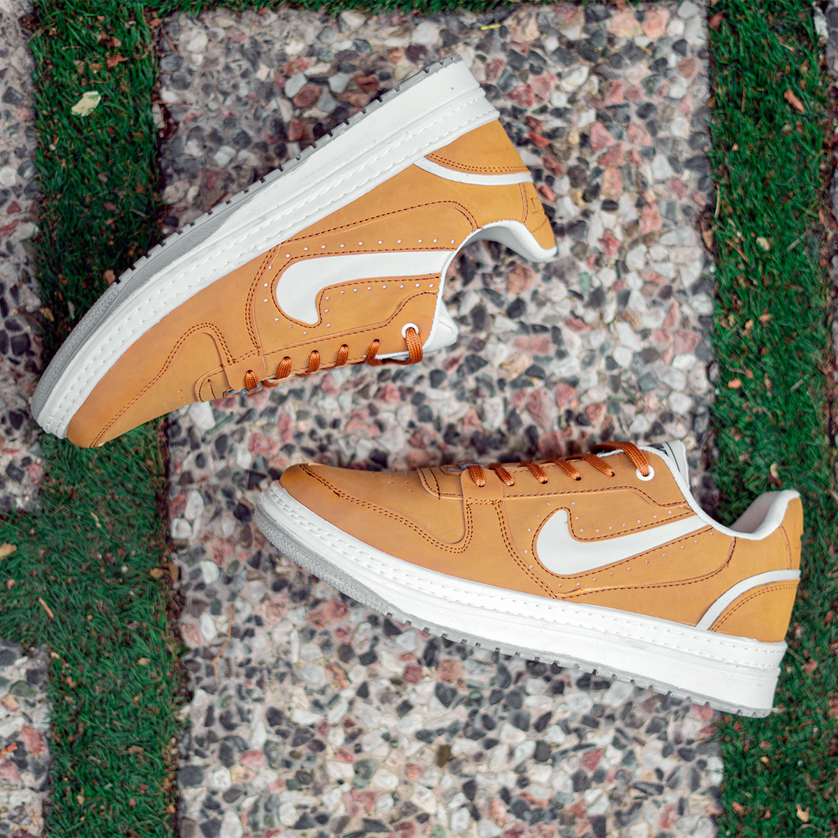 کفش Nike مردانه خردلی مدل Erfan