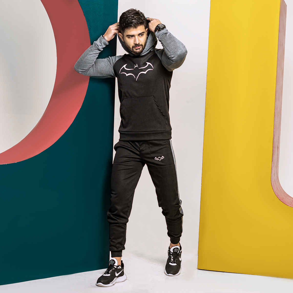 ست هودی شلوار مردانه مدل Batman