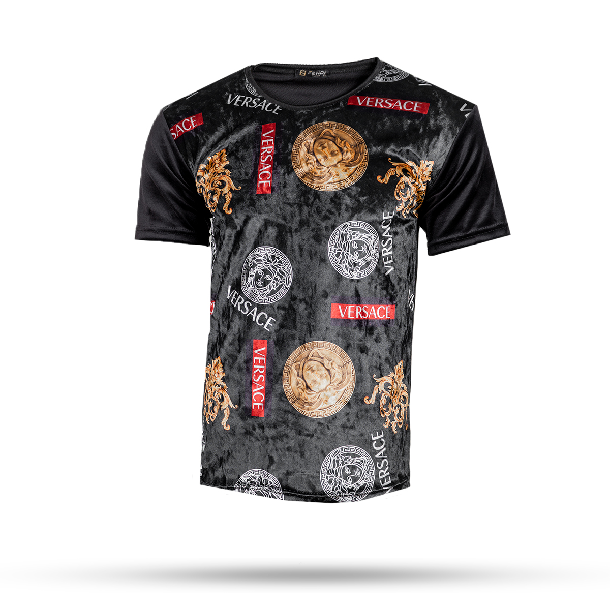 تیشرت مخملی Versaceمردانه مدلKami