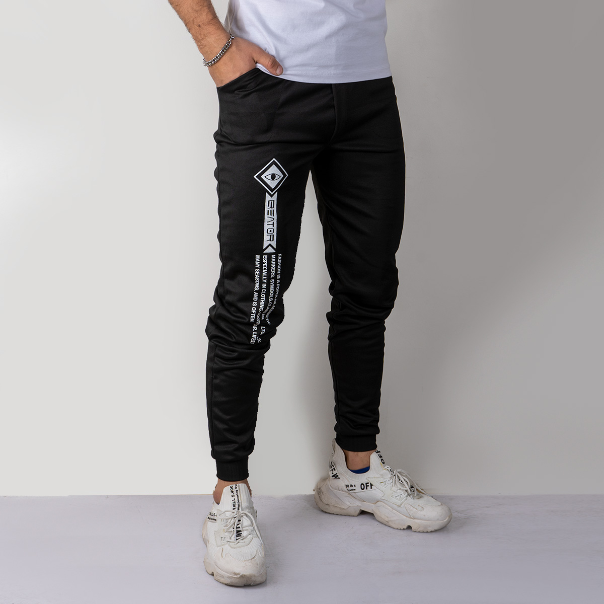 شلوار اسلش (T) مردانه مدل Eyes