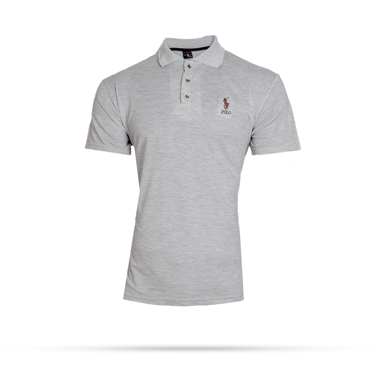 تیشرت Polo طوسی روشن مردانه مدل Y82