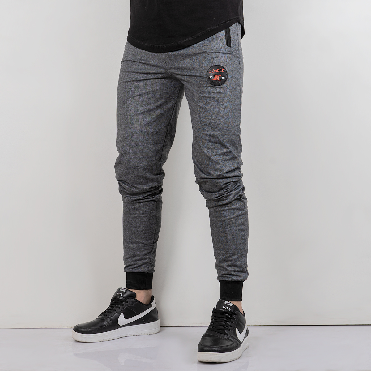 شلوار اسلش مردانه طوسی مدل (T)Kedi