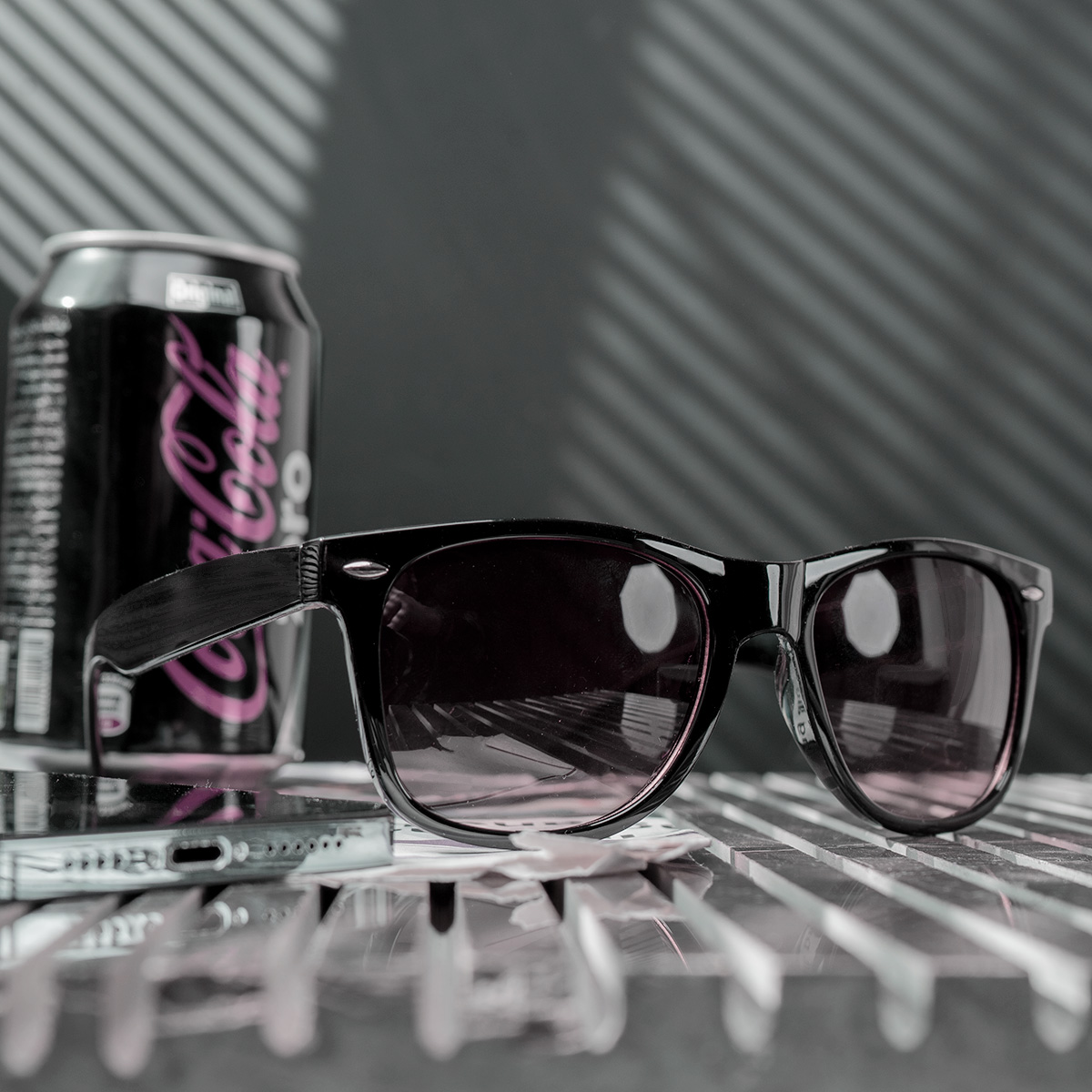 عینک صفحه مشکی مدل WF400