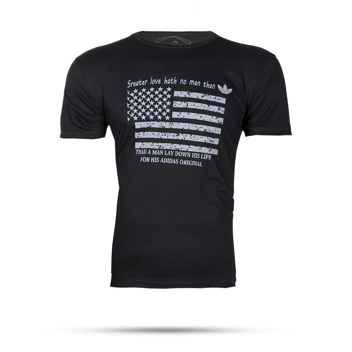 تیشرت مردانه مشکی (T) مدل Amrika