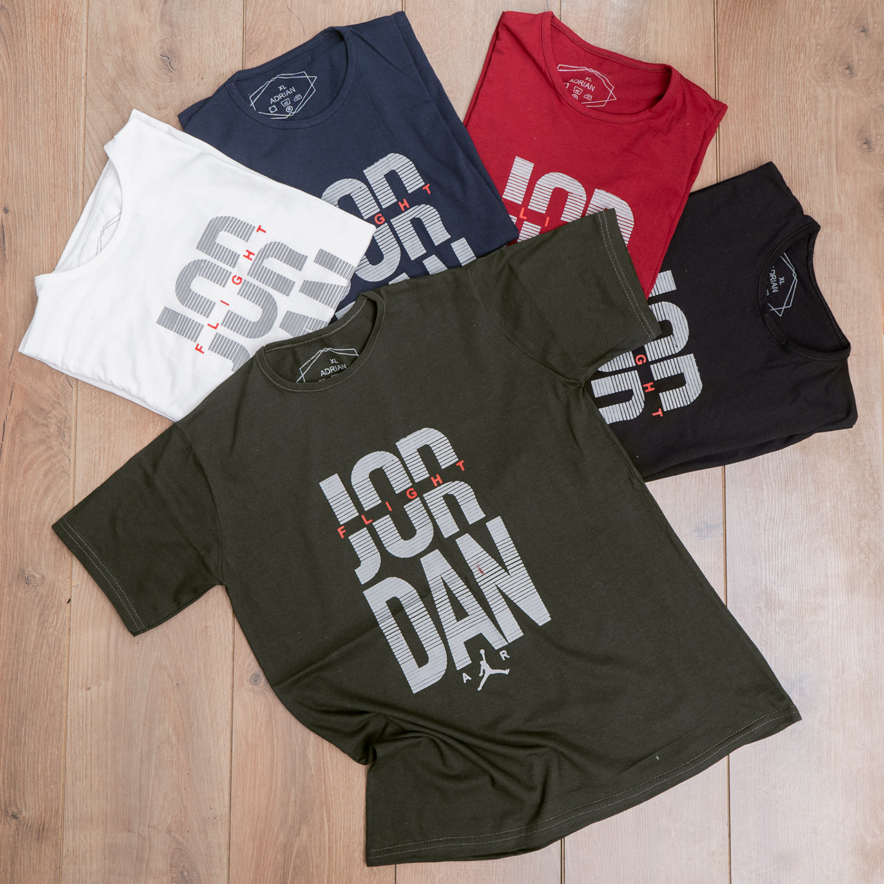 تیشرت مردانه سبز(T) مدل Jordan