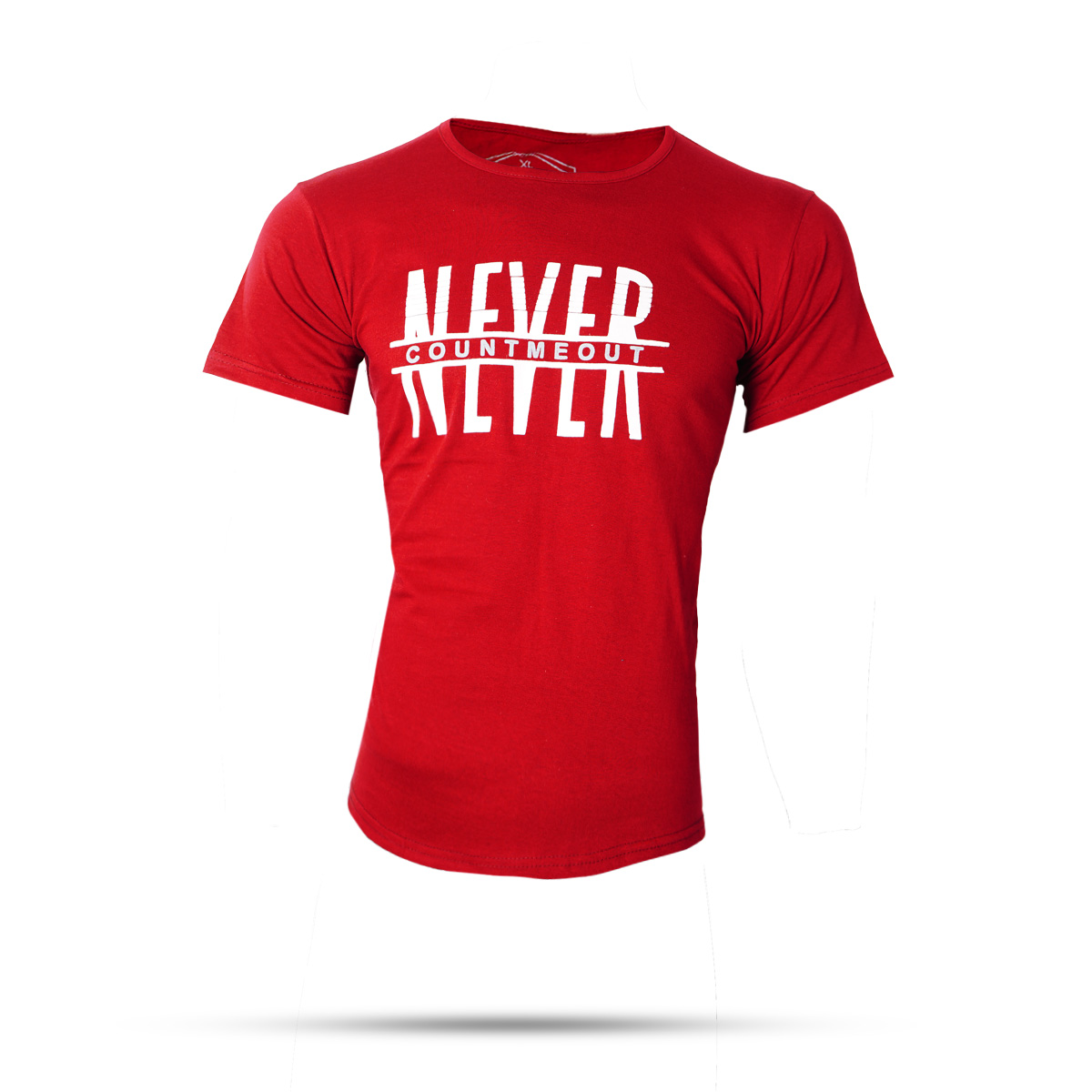 تیشرت مردانه (T) قرمزمدل never