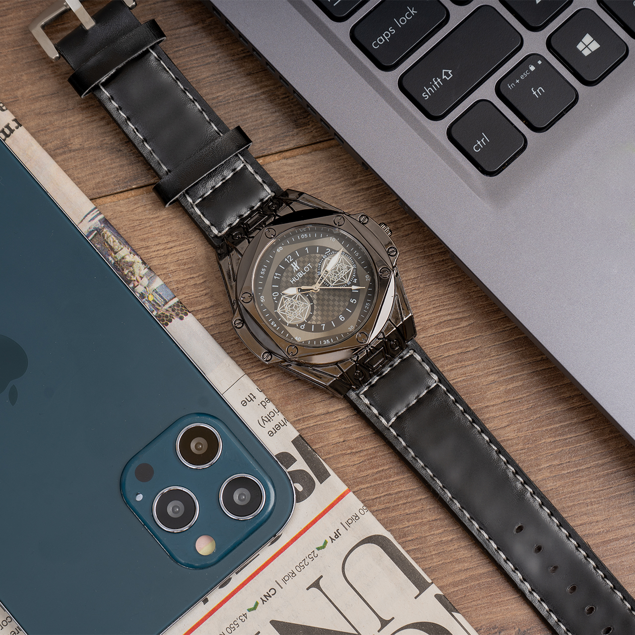 ساعت مچی Hublot مشکی مدل G705