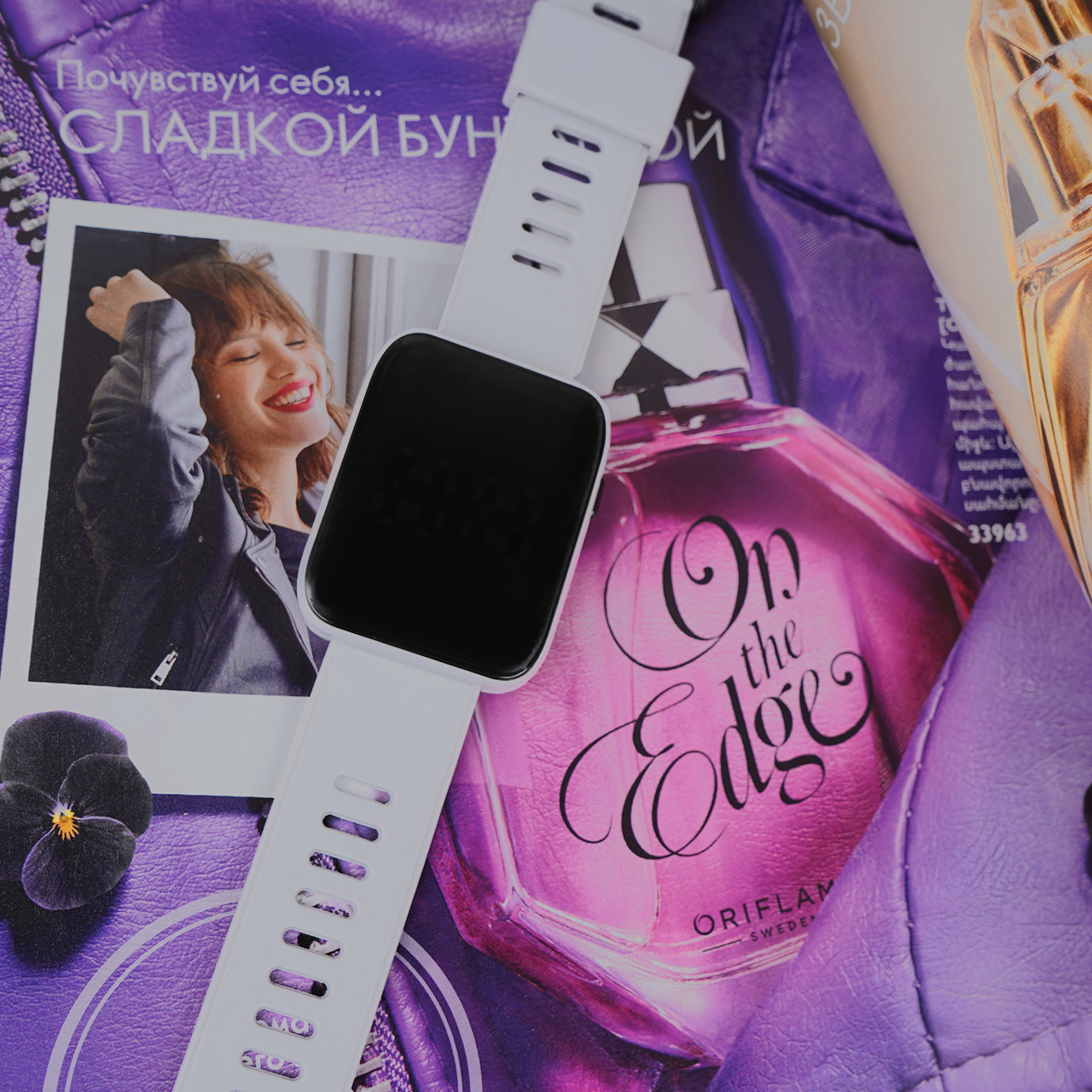 ساعتLED طوسی مدل W330