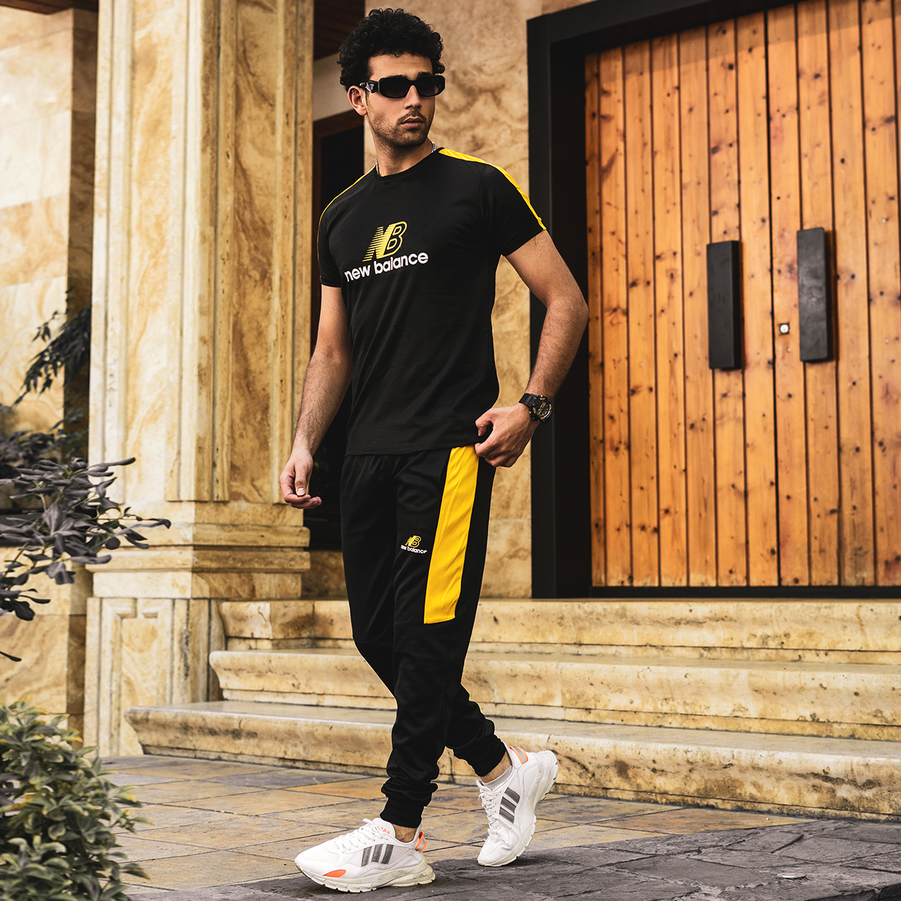 ست تیشرت شلوار New Balance مردانه مدل Riban