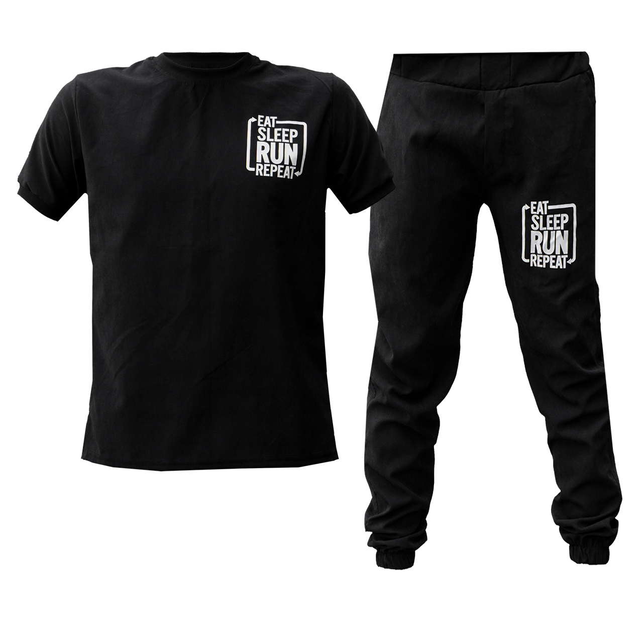 ست تیشرت شلوار مردانه مشکی مدل Lota