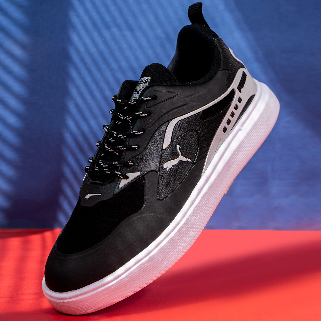 کفش تخت مردانه پوما-مشکی مدل Parin