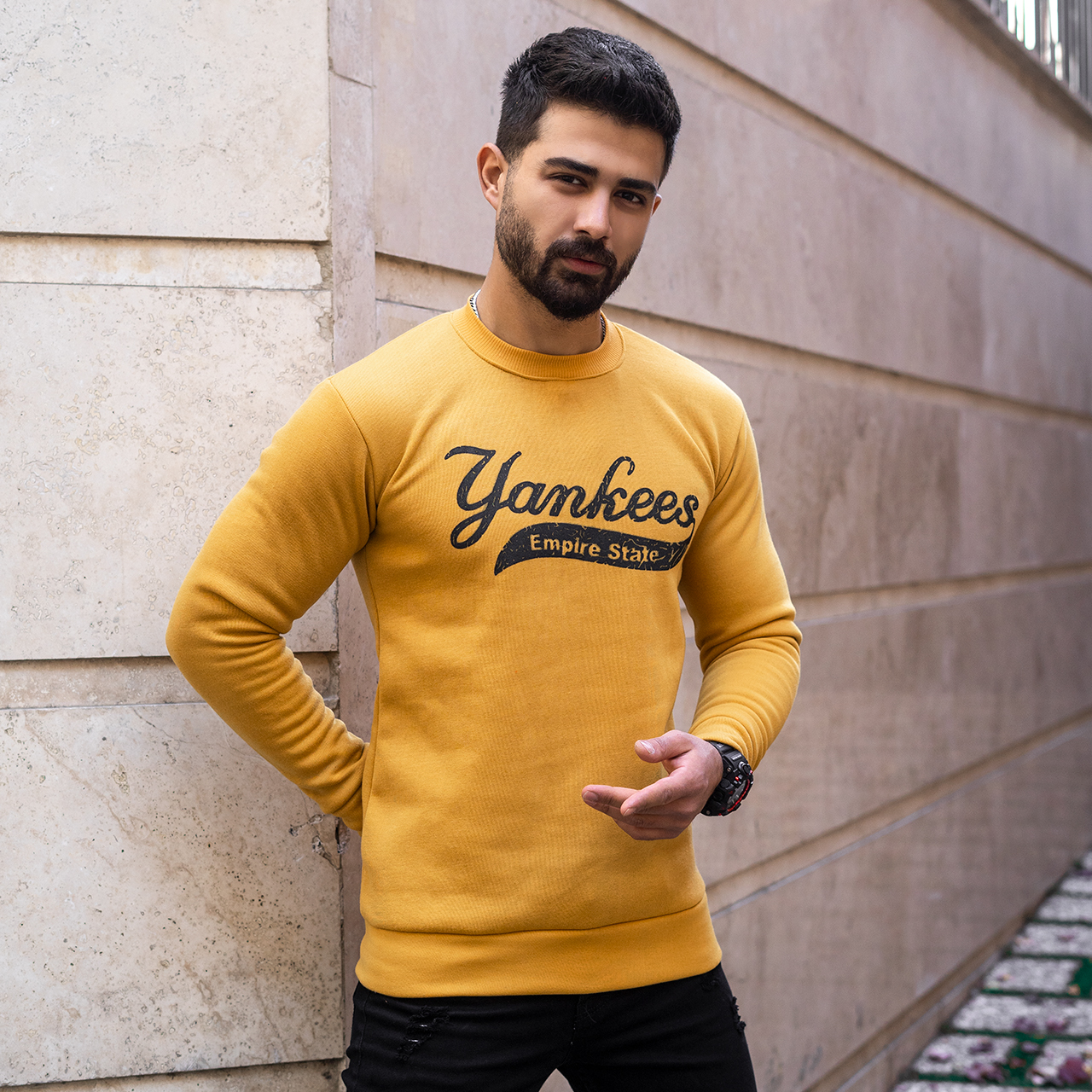 دورس مردانه Yankeesخردلی مدل Arsin