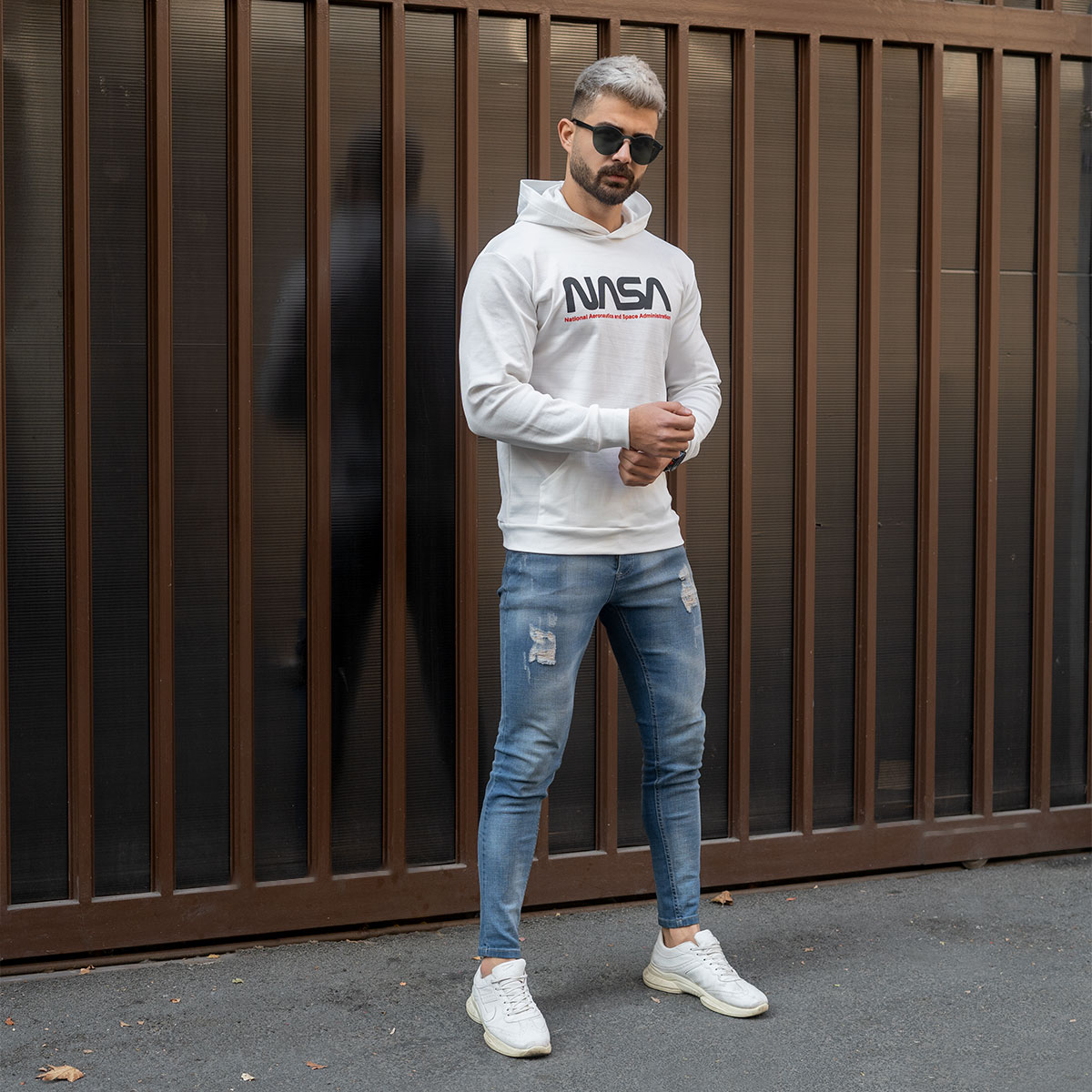 هودی مردانه Nasa مدل Arona