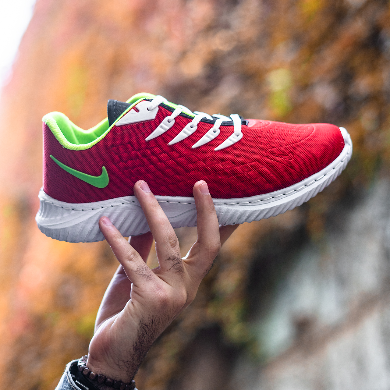 کفش ورزشی (T) نایک مردانه قرمزمدل garin