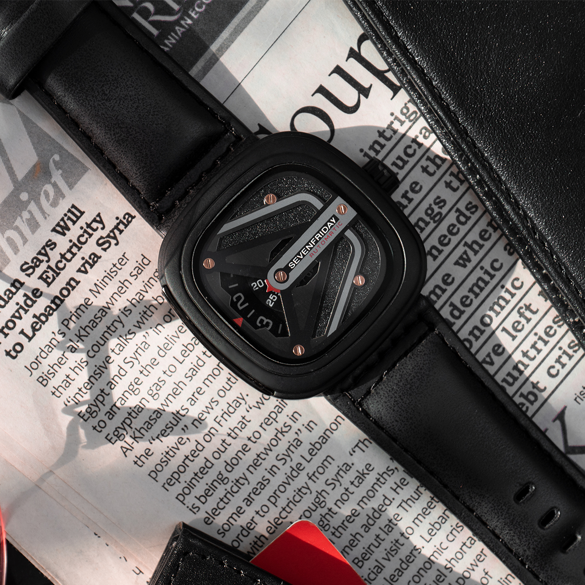 ساعت sevenfriday مشکی مدل Etro