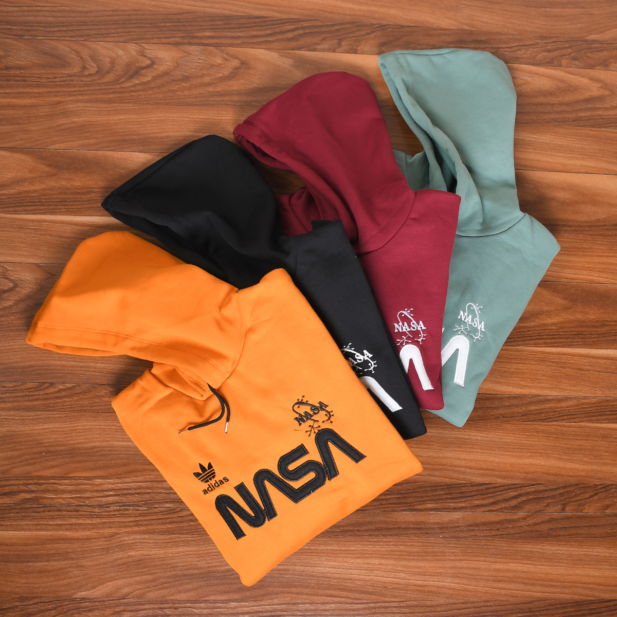 هودی مردانه Nasa سبز مدل Jason