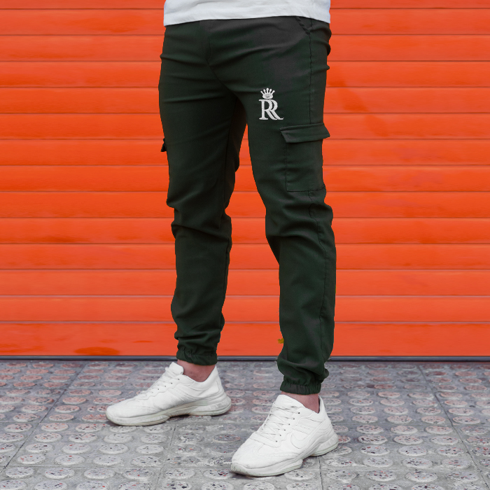 شلوار اسلش سبز مردانه مدل R15