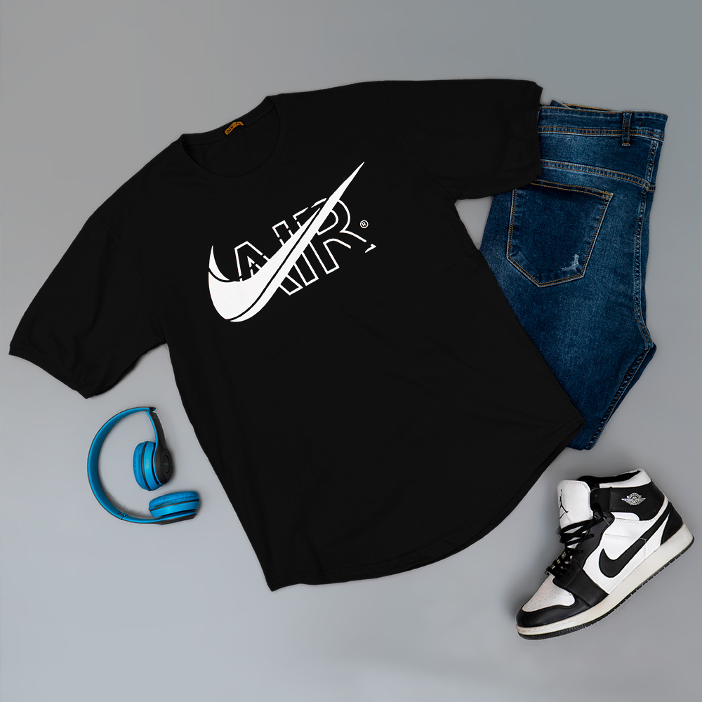 تیشرت مردانه NIKE AIR مشکی مدل ROKO
