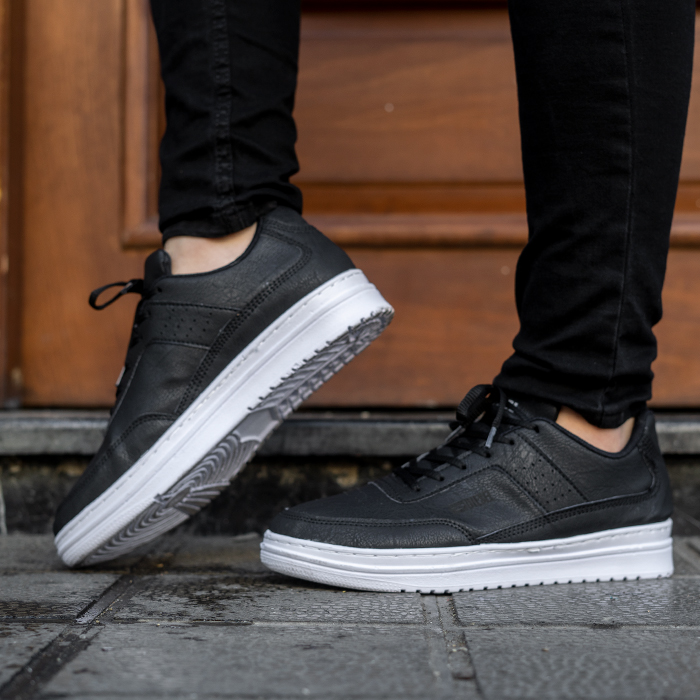 کفش تخت مردانه مشکی مدل selin