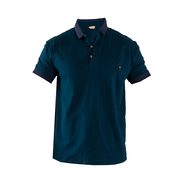 تیشرت مردانه سبزکله غازی مدل Polo90