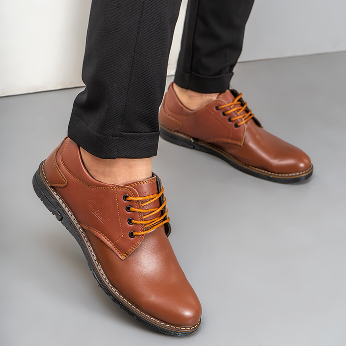 کفش ساق کوتاه قهوه ای مدل koten