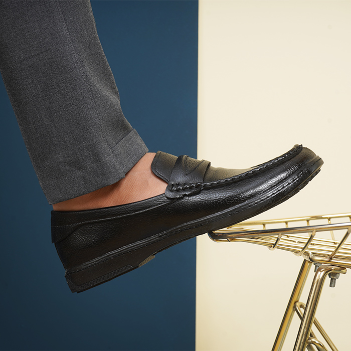 کفش کالج مردانه مشکی مدل Lira