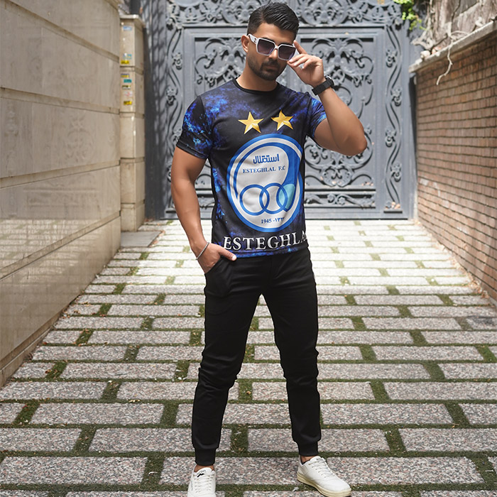 ست تیشرت شلوار استقلال مردانه مدل 2 stars