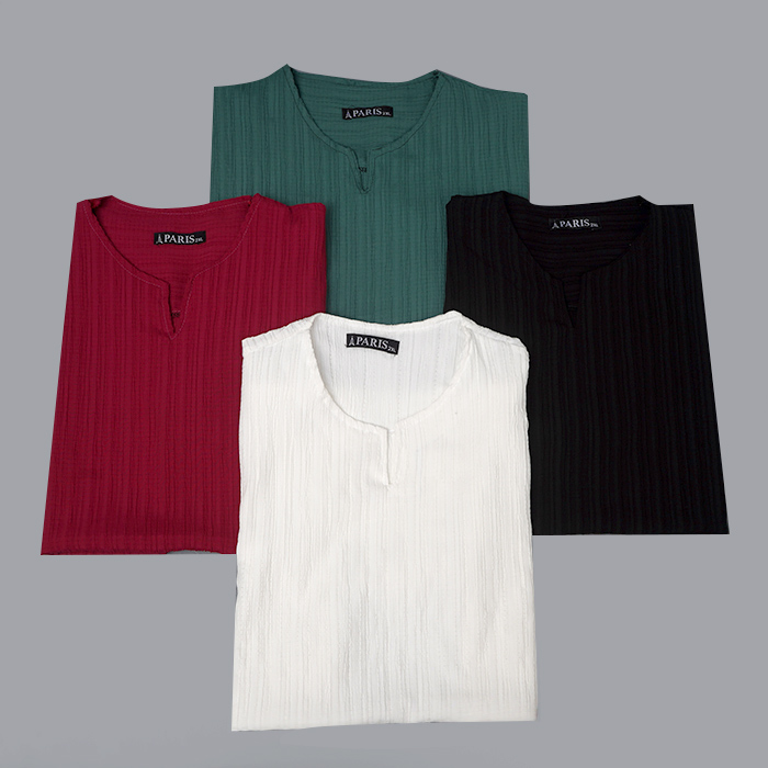 تیشرت مردانه مشکی آستین کوتاه مدل Bardia