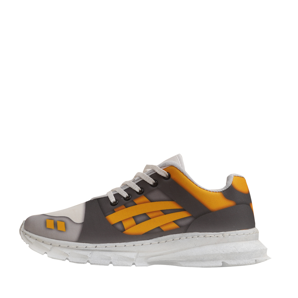 کفش ورزشی مردانه زرد مدل Fabric