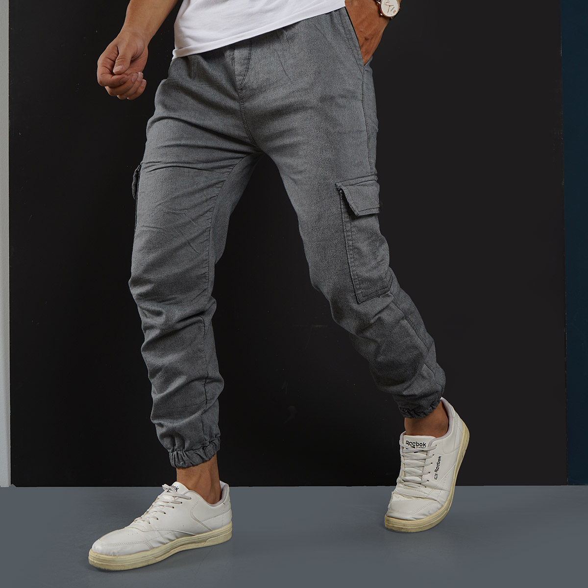 شلوار اسلش طوسی مردانه مدل ARAZ