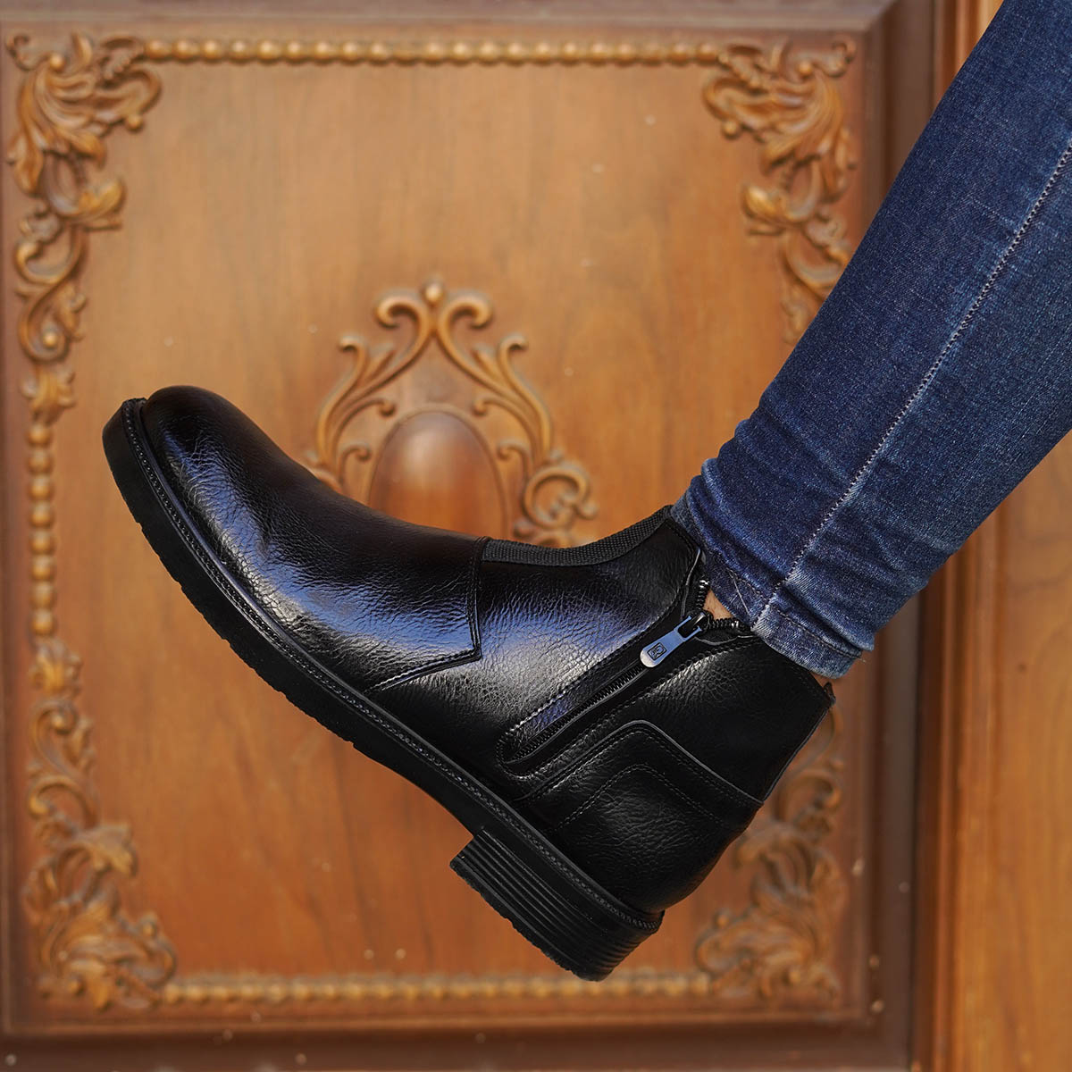 نیم بوت مشکی مردانه مدل Martia